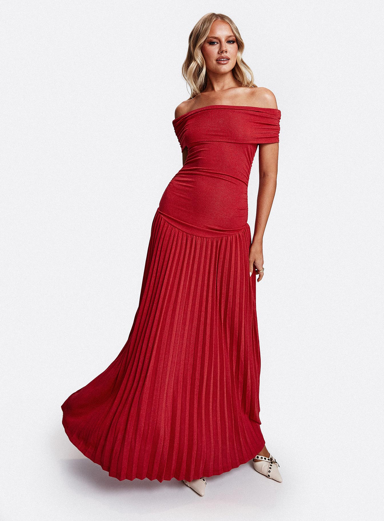 Collective Dress - Field Of Dreams Maxi Dress Crimson image 4