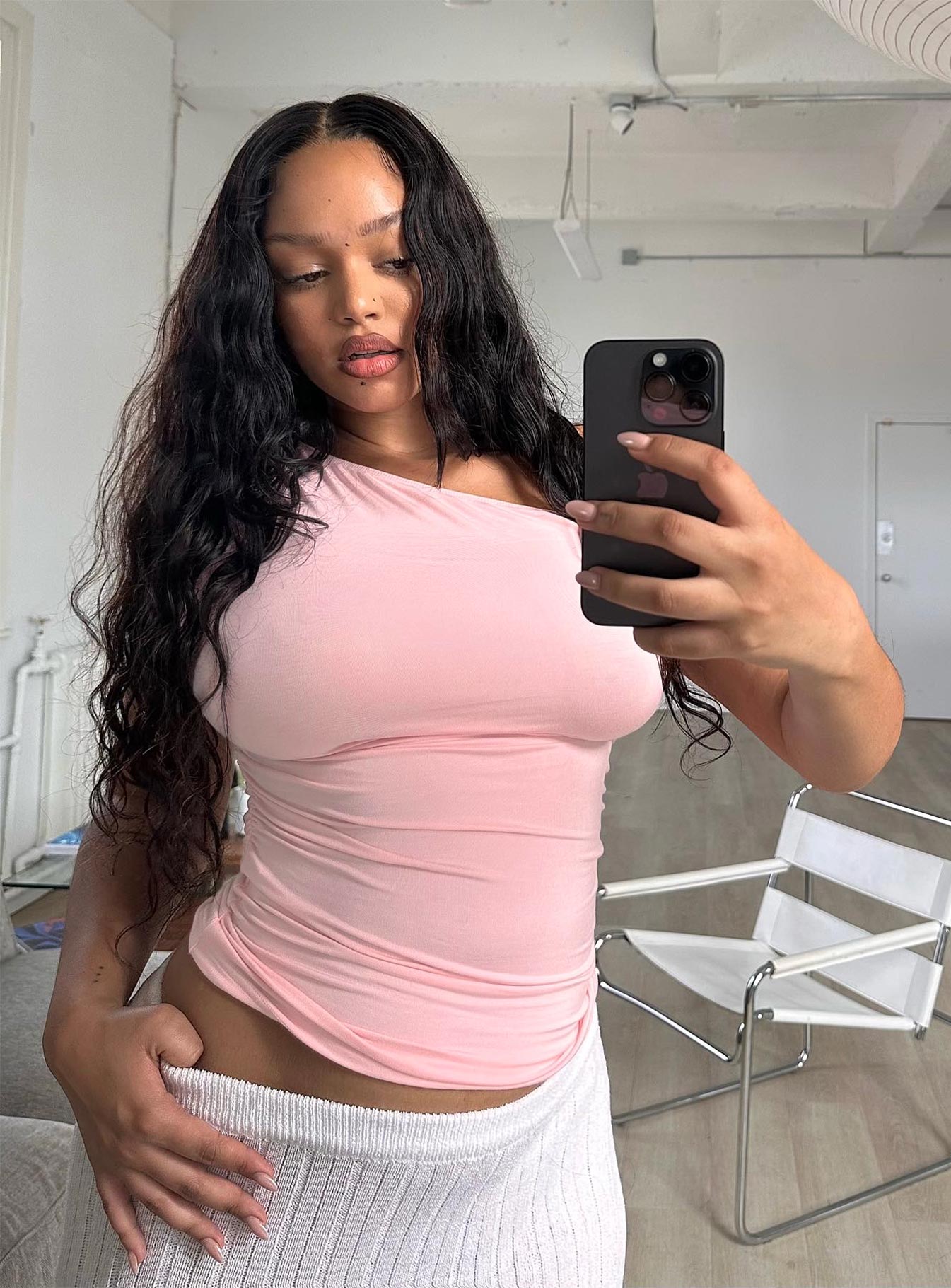 Collective Tops - Beller Top Pink third image