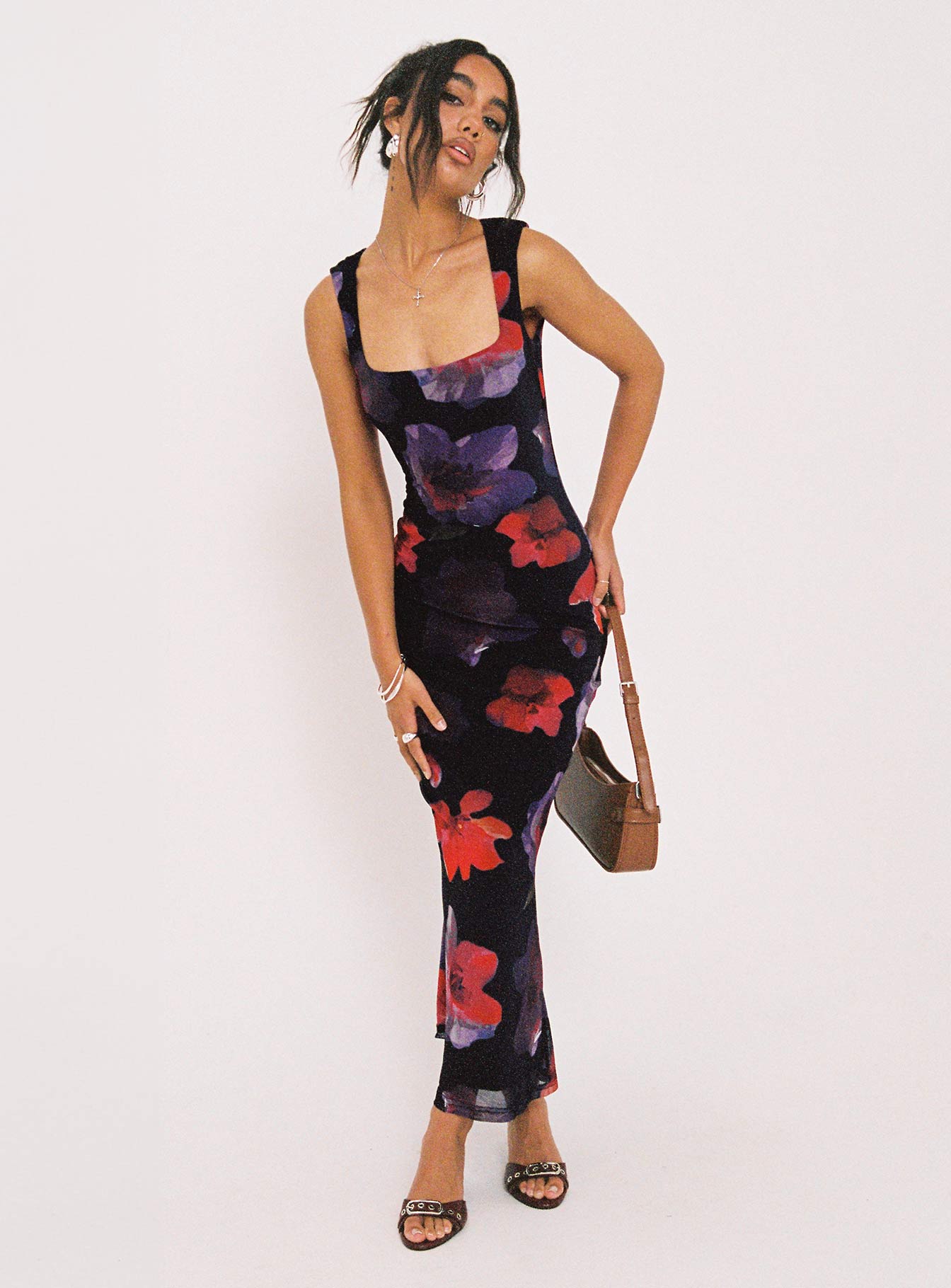 Eviana Maxi Dress Floral - View 4 | Shop Formal Dress