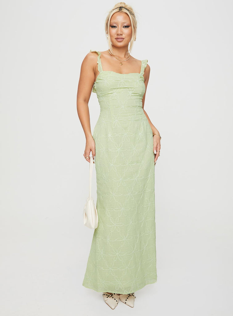 Burner Maxi Dress Green | Princess Polly Burner Maxi Dress Green | Princess Polly