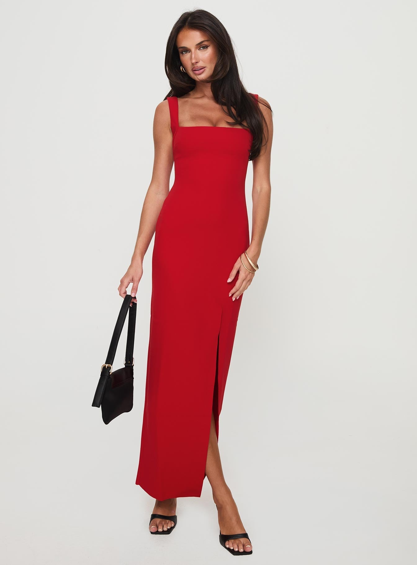 Shop Formal Dress - Bombshell Maxi Dress Red sixth image