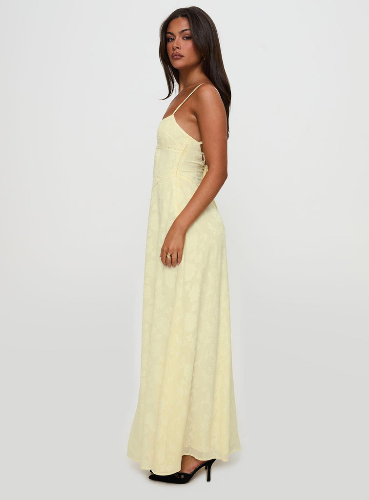 South Of France Maxi Dress Yellow | Princess Polly South Of France Maxi Dress Yellow | Princess Polly