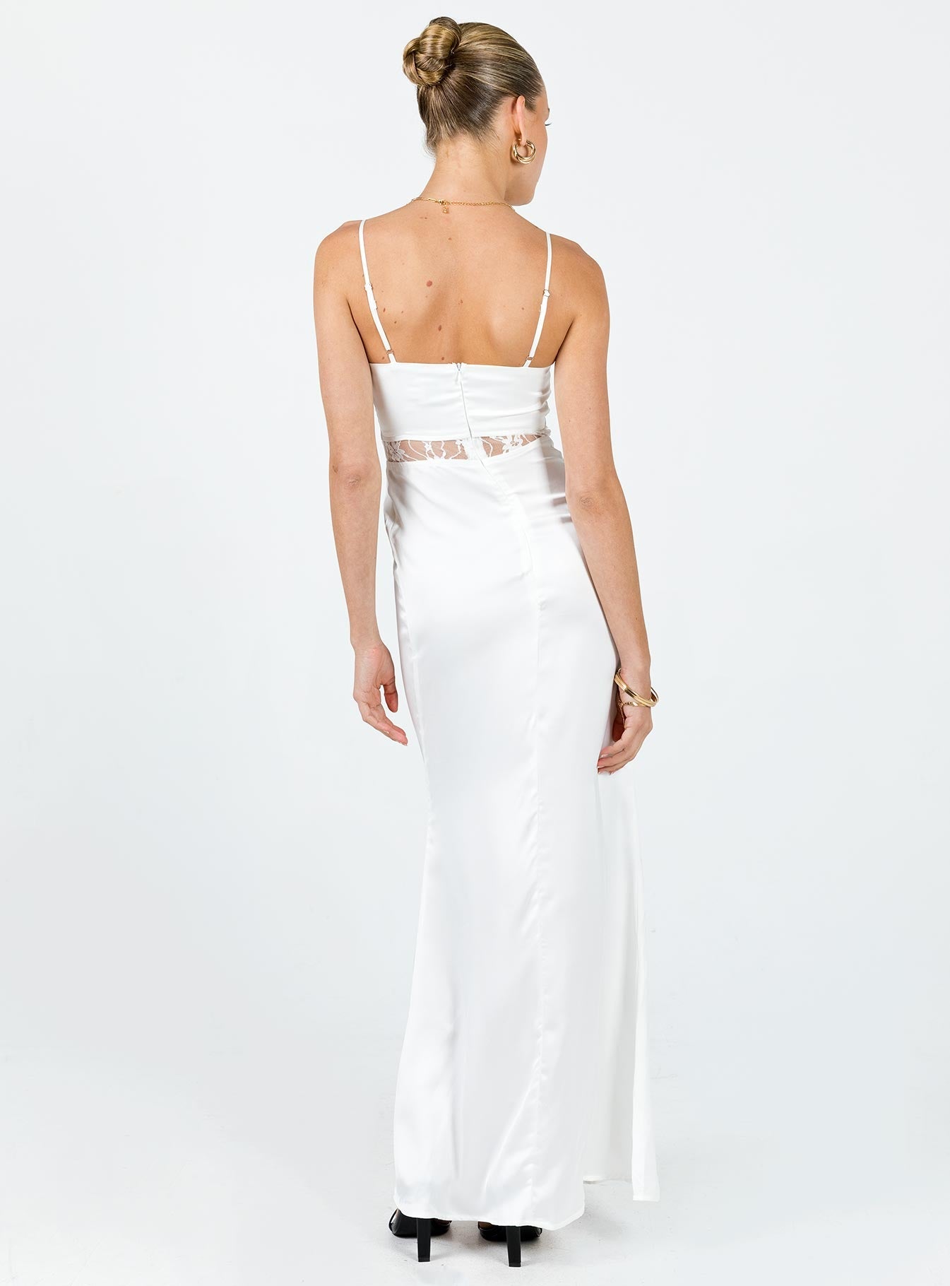Roselle Maxi Dress White - View 3 | Shop Formal Dress