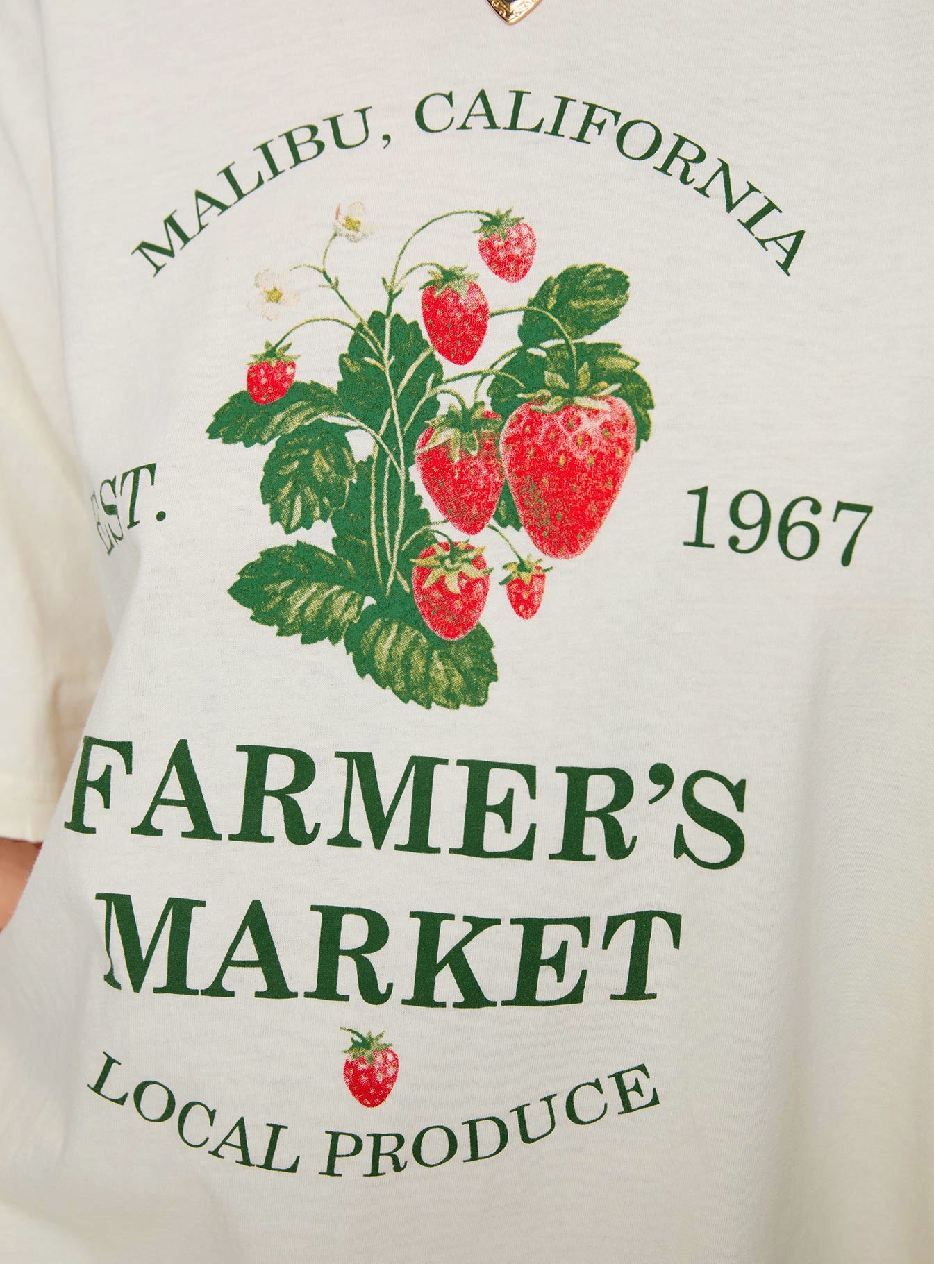 Collective Tops - Local Produce Tee White third image