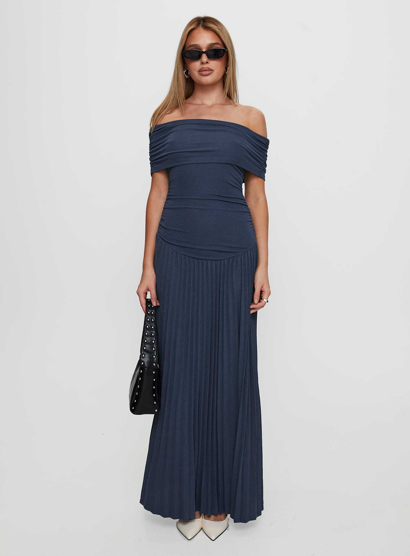 Field Of Dreams Maxi Dress Navy - View 1 | Shop Formal Dress