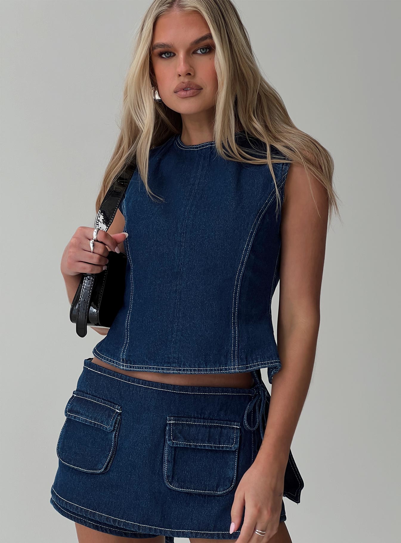 Collective Tops - Countryside Top Denim third image