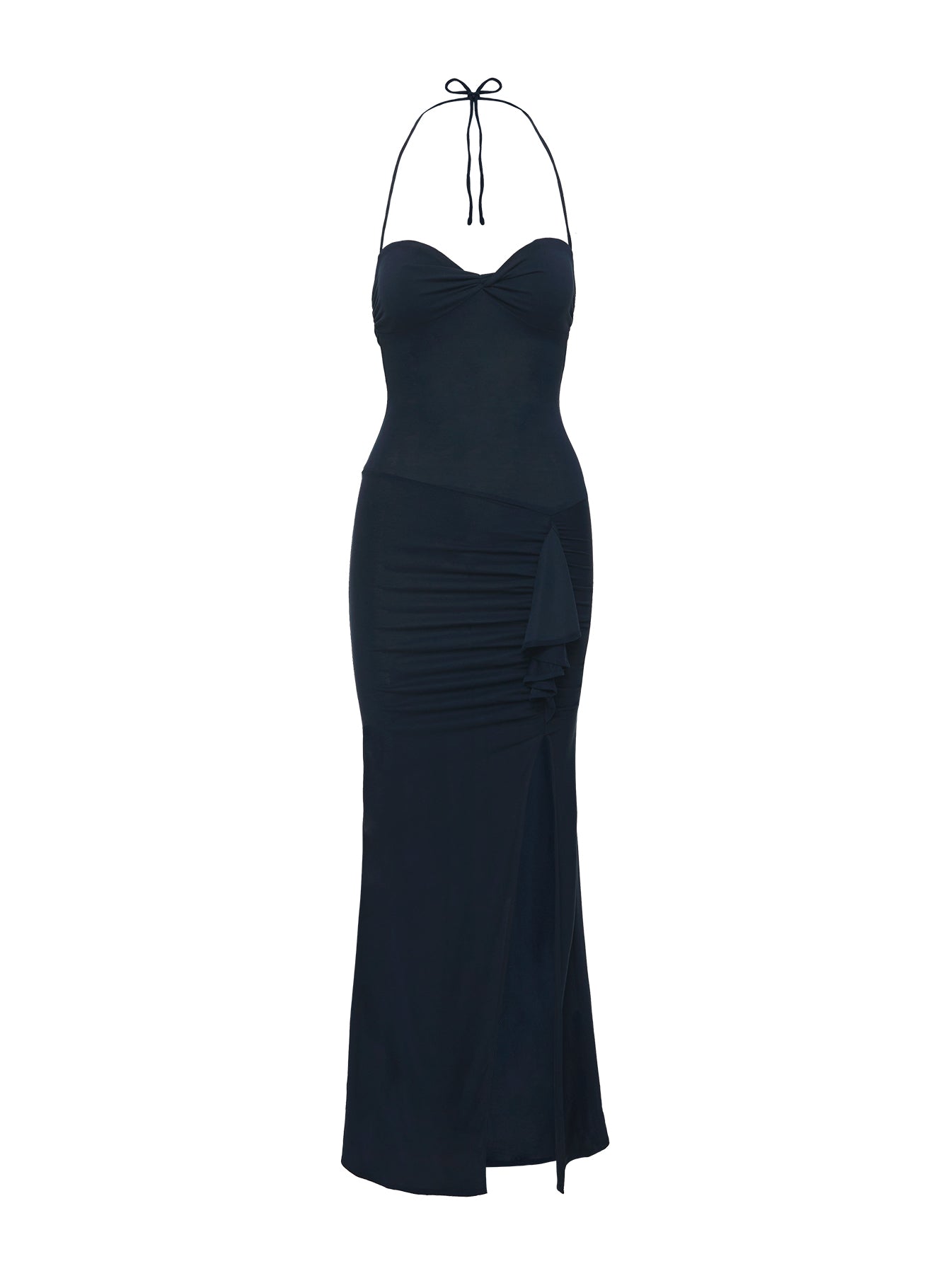 Destinations Maxi Dress Navy Curve - View 3 | Shop Formal Dress