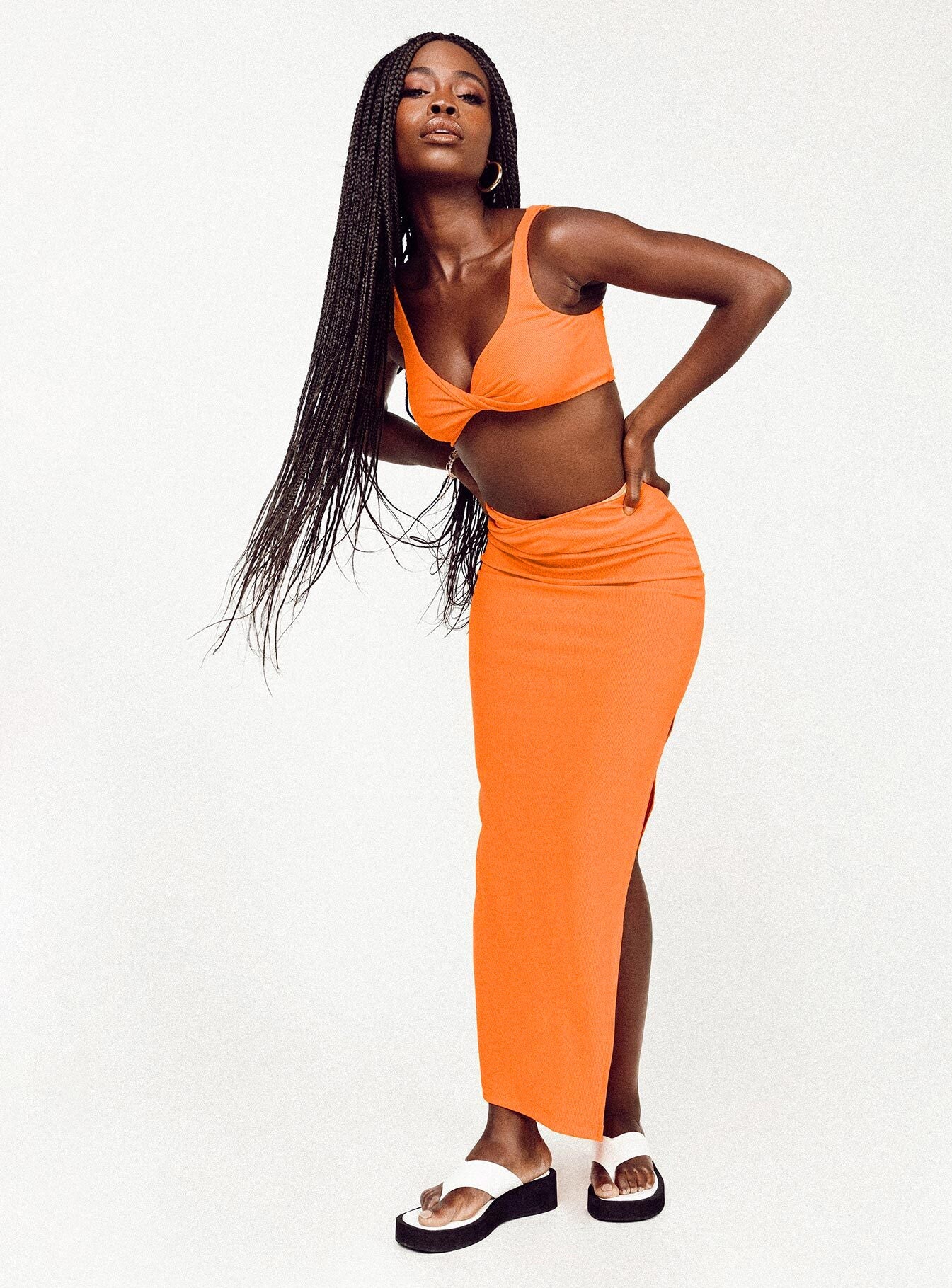 Jessie Set Orange - View 5 | Shop Formal Dress