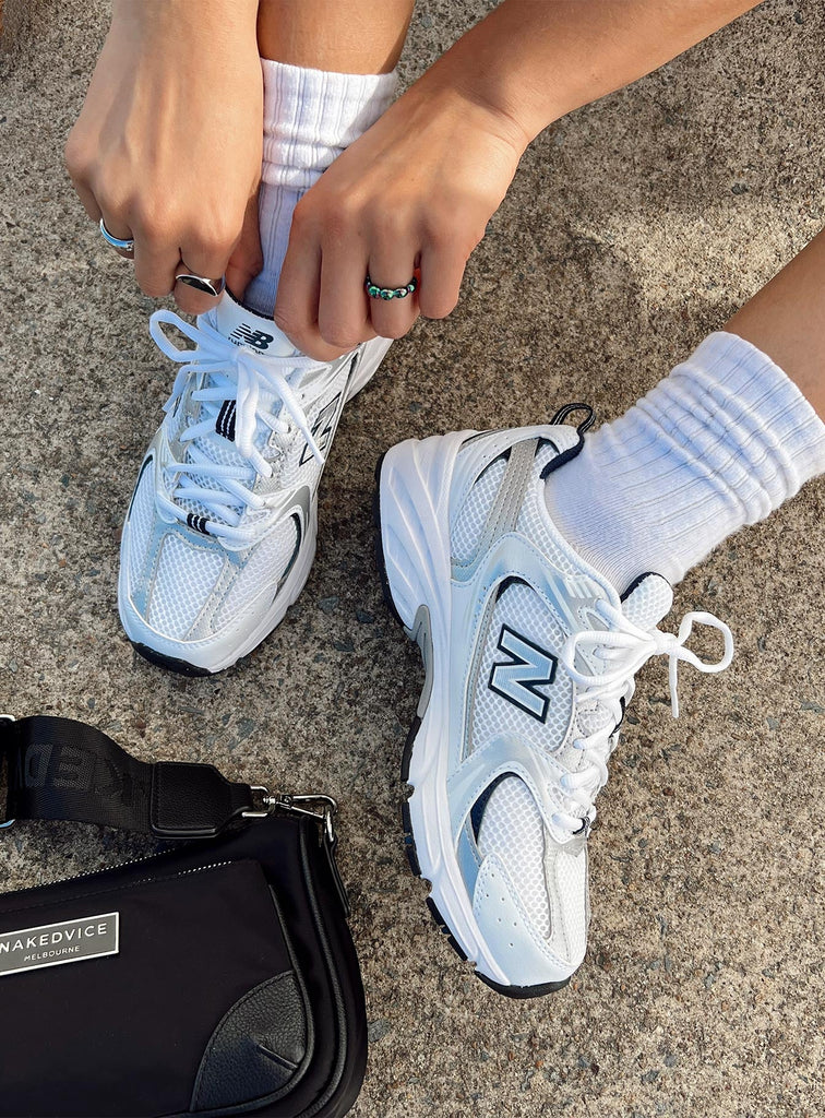 New Balance 530 White Navy Princess Polly