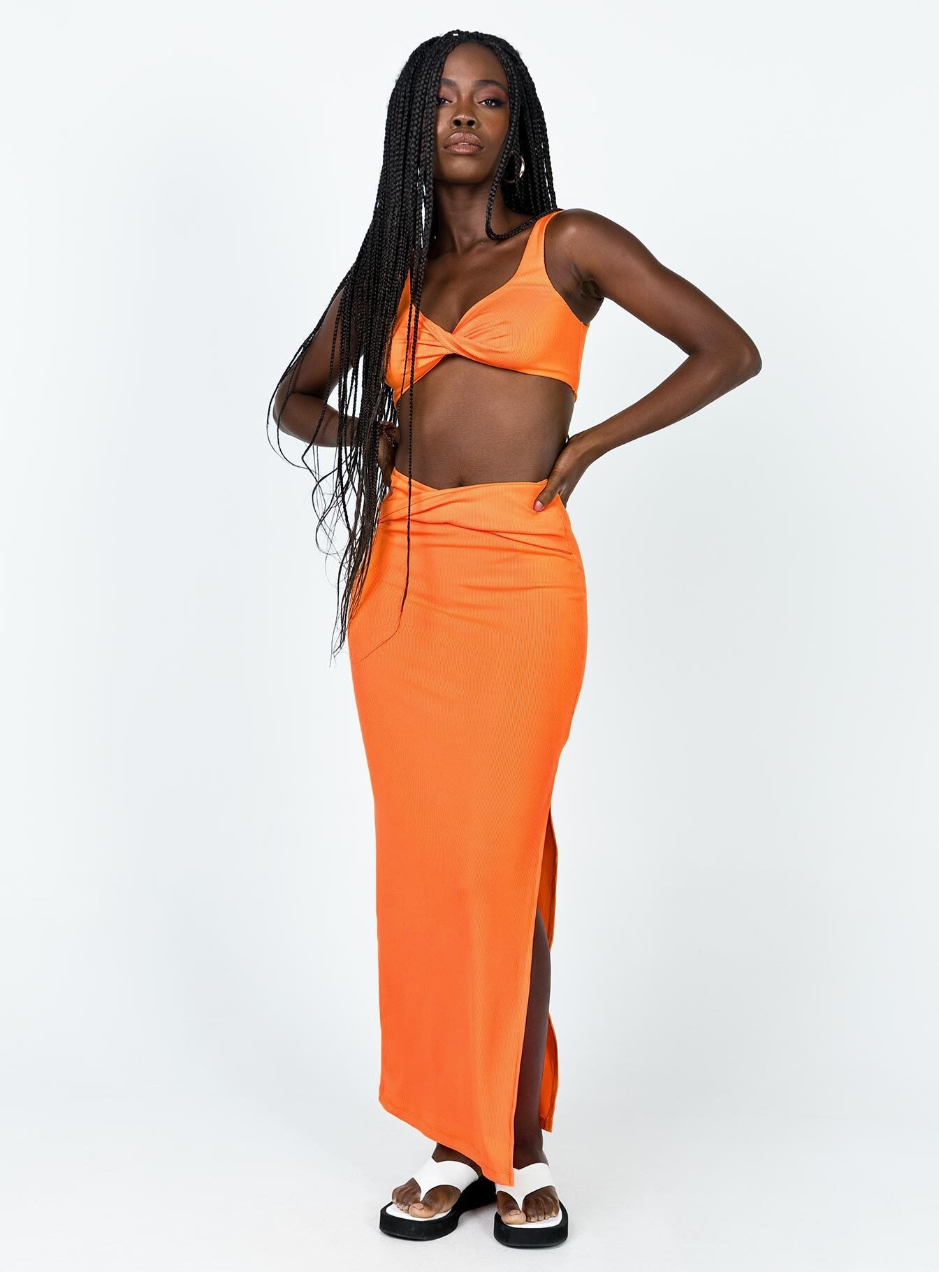 Jessie Set Orange - View 6 | Shop Formal Dress