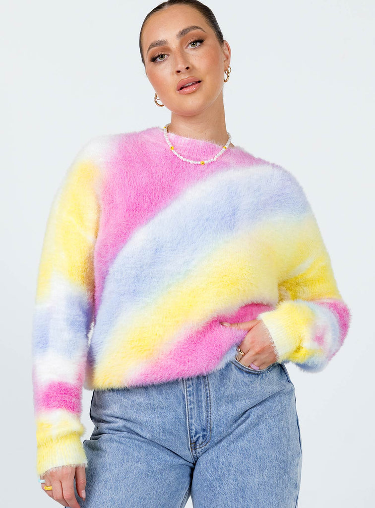 Anika Tie Dye Jumper Multi Princess Polly AU