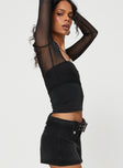 Molins Two Piece Top Black