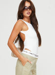 Bodysuit Slim fitting, scooped neckline, low back, high cut leg Good stretch, fully lined