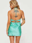 Maris Mini Dress Turquoise