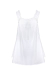Princess Polly Square Neck  Swing Mini Dress White