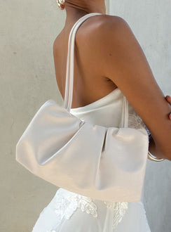 Just Peachy Shoulder Bag White