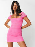 Charvi Mini Dress Pink Tall