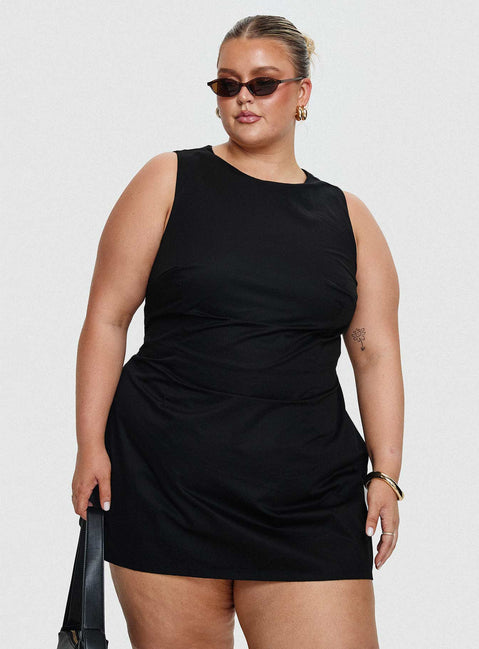 Yumiko Romper Black Curve