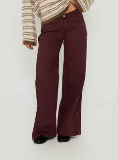 Ramos Low Rise Denim Jeans Currant
