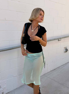 Sidori Sheer Midi Skirt Jelly Mint