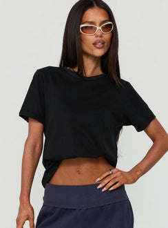 Tarrah Classic Fit Tee Black