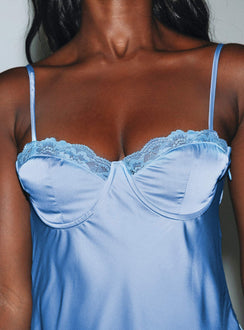 product Princess Polly Square Neck  Moniz Mini Dress Blue