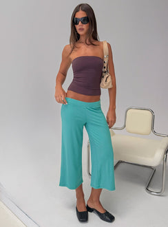 Kassey Gaucho Shorts Teal