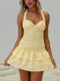 What A Surprise Playsuit Yellow