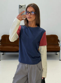 The Brass Long Sleeve Top Multi