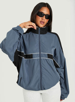Rhode Windbreaker Slate Blue