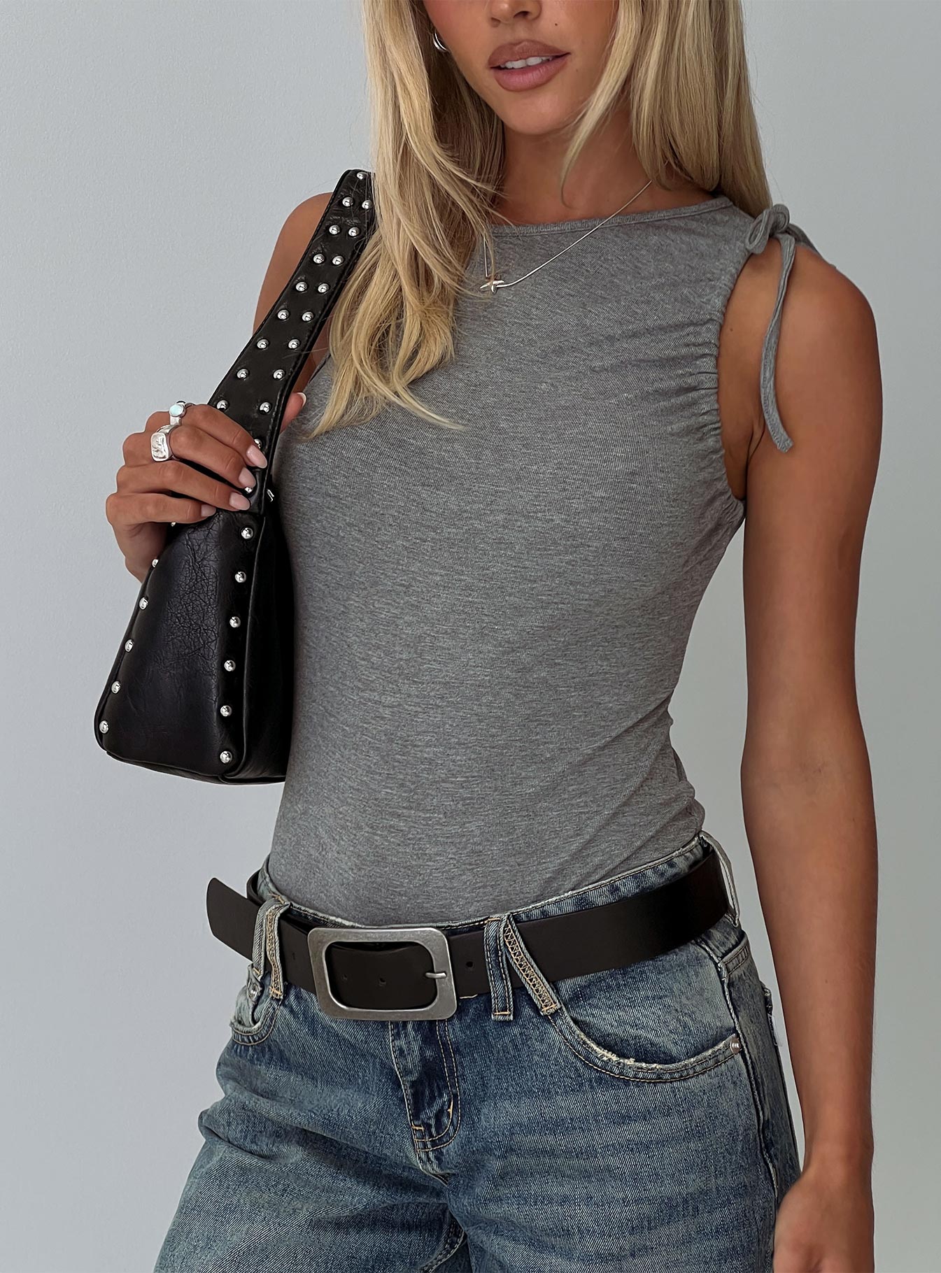 Magnetism Bodysuit Grey