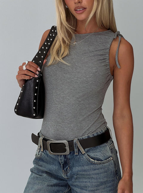 Magnetism Bodysuit Grey