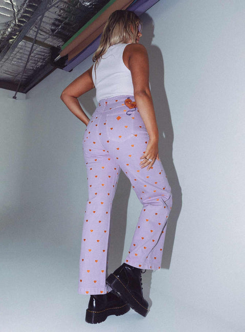 Abrand Dyspnea 94 High & Wide Lilac Heart