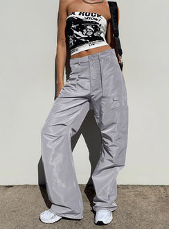 product Princess Polly High Waisted Pants  Miami Vice Pant Grey