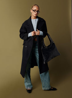 Inferno Longline Coat Black