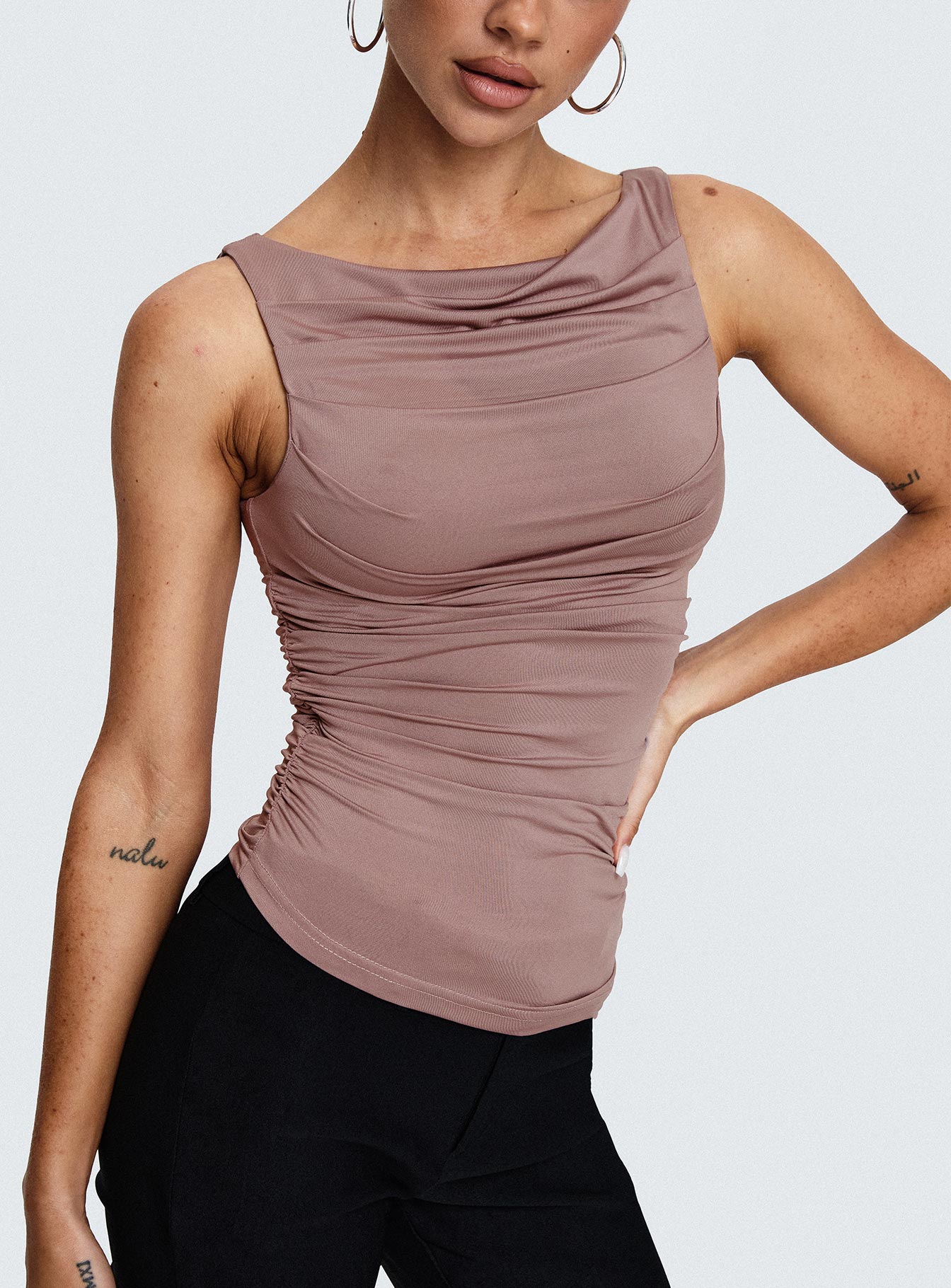 ruched tee