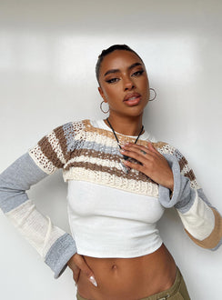 Akoonah Knit Bolero Multi Princess Polly  Cropped 