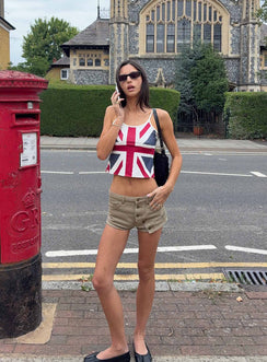 Carrie Cami Top Crimson