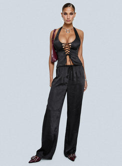 Cinematic Timing Tie Up Set Black