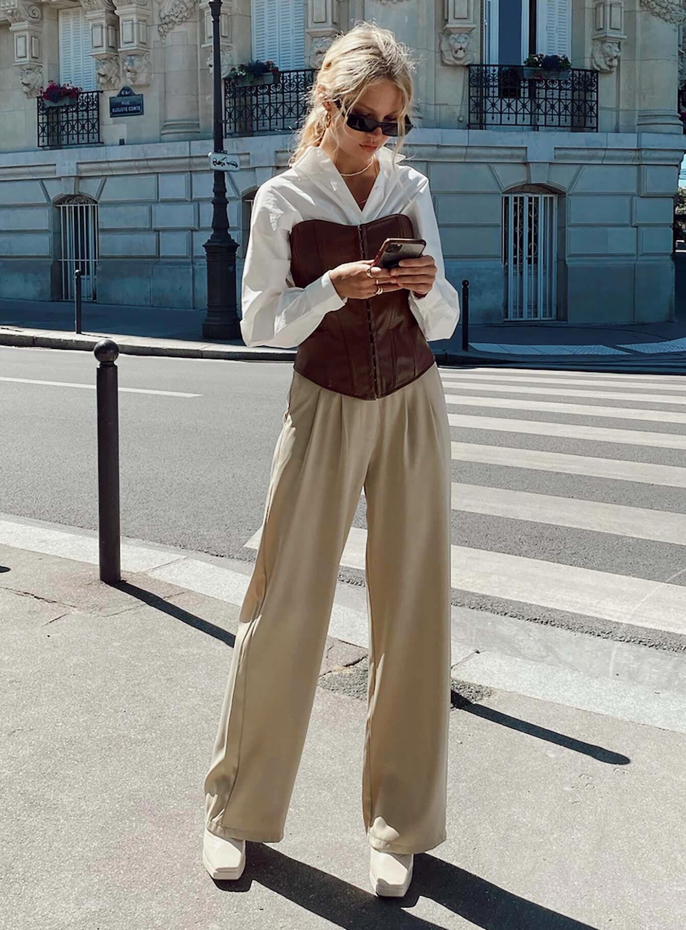 product Princess Polly  Archer Pants Taupe