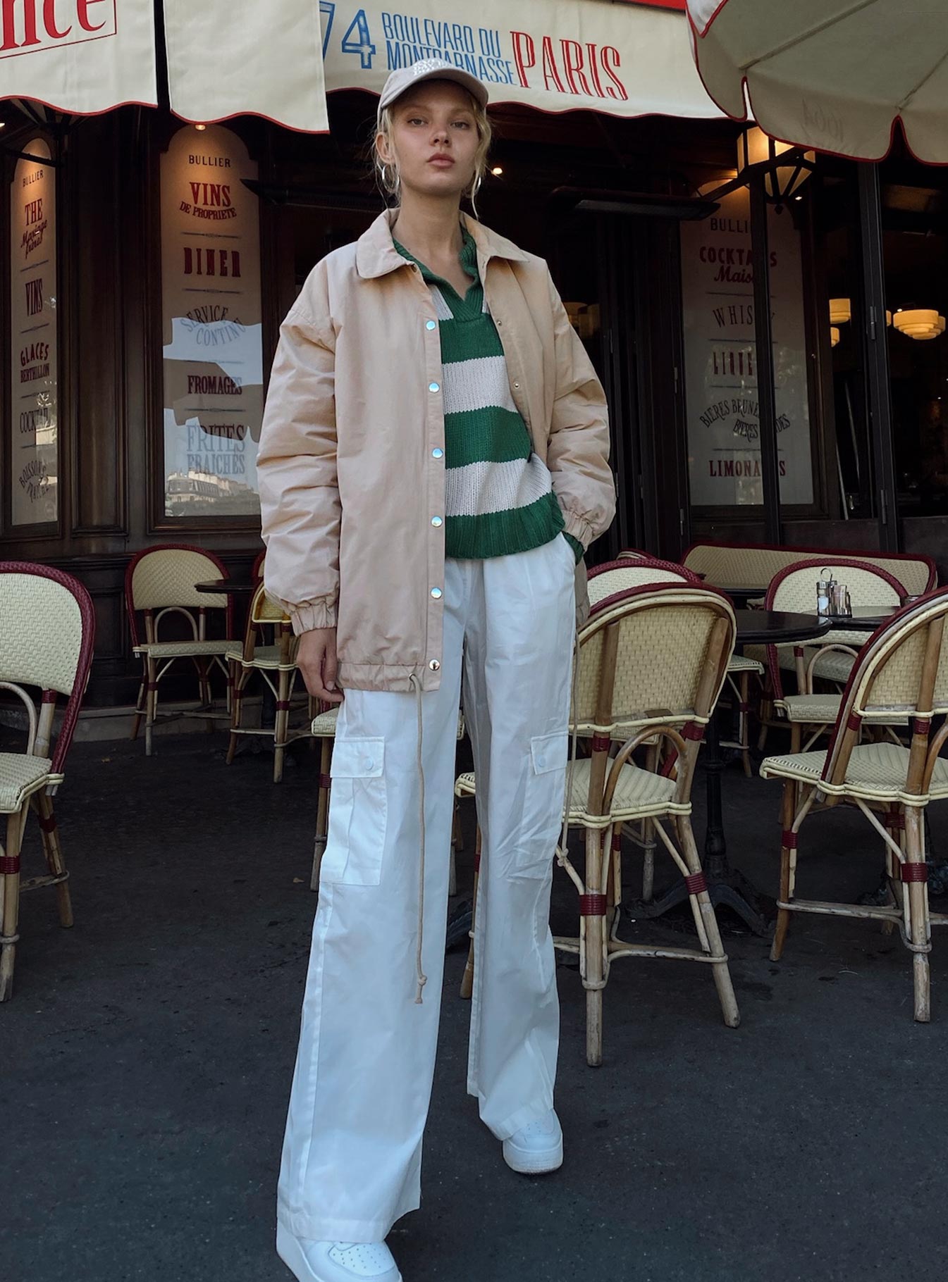 product Princess Polly High Waisted Pants  Lista Elastic Pocket Pants White