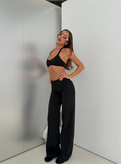 Velora Active Wide Leg Pants Black