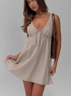 Nelty Mini Dress Check