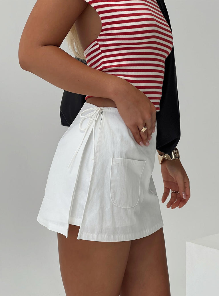 White Skirt Princess Polly Selby Mini Skirt White Princess Polly USA