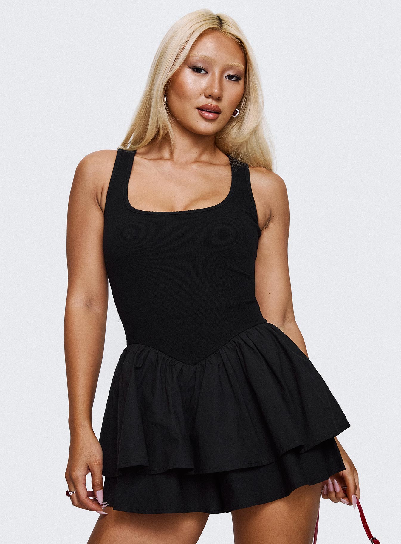 Inspiring Me Playsuit Black