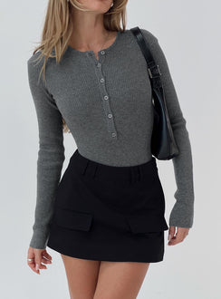 Essentially Skort Black Tall