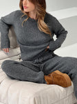 Knit sweater Wide neckline, drop shoulder Good stretch, unlined  Princess Polly Lower Impact
