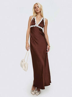 Natassja Maxi Dress Chocolate