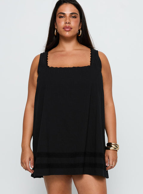Alanah Mini Dress Black Curve