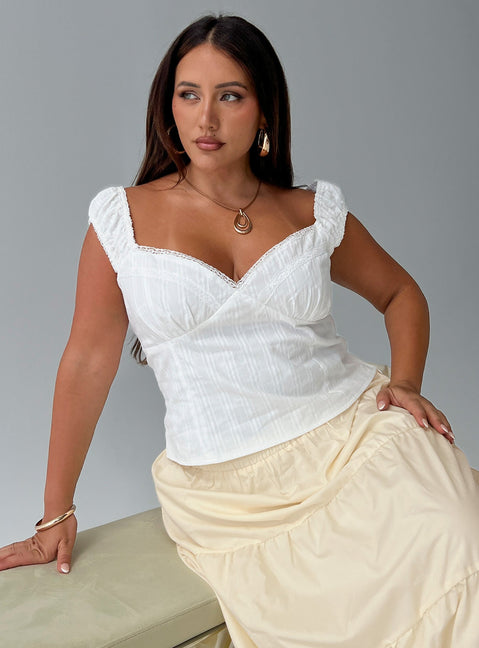 Fyrie Top White Curve